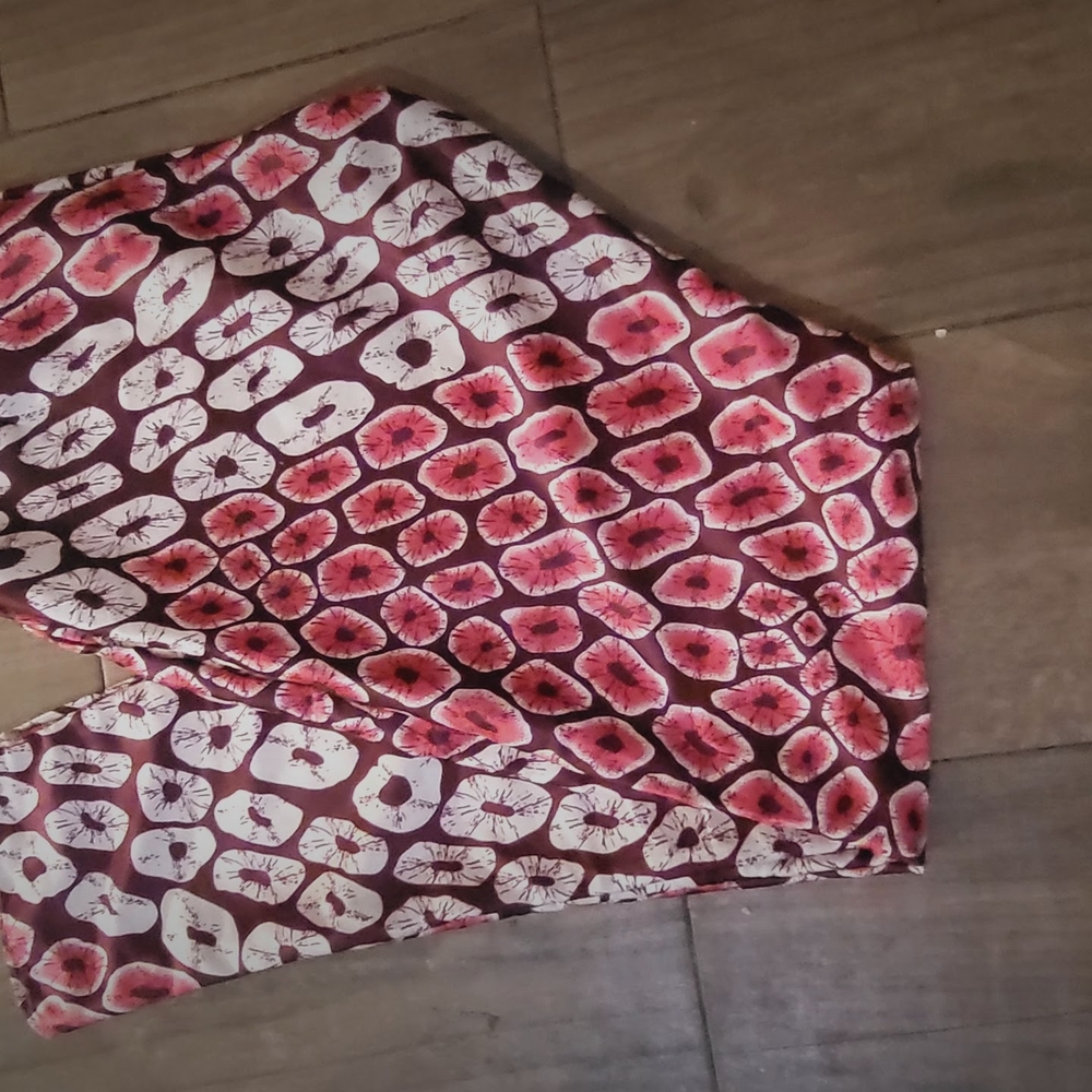 Floral Silk Womens Bottoms